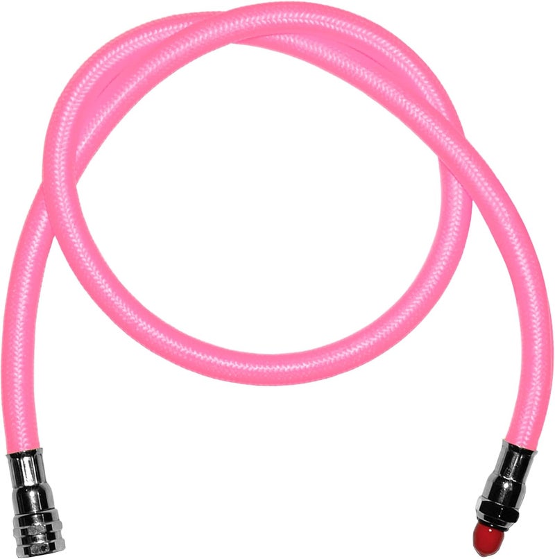 Saekodive Low Pressure Braided Diving Hose - 27" or 36" Flexible Braided Hose - 500PSI for Scuba Diving 2nd Stage Regulator and Octopus (Pink/36") - Image 1